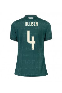 Real Madrid Dean Huijsen #4 Fotballdrakt Borte Klær Dame 2026-27 Korte ermer